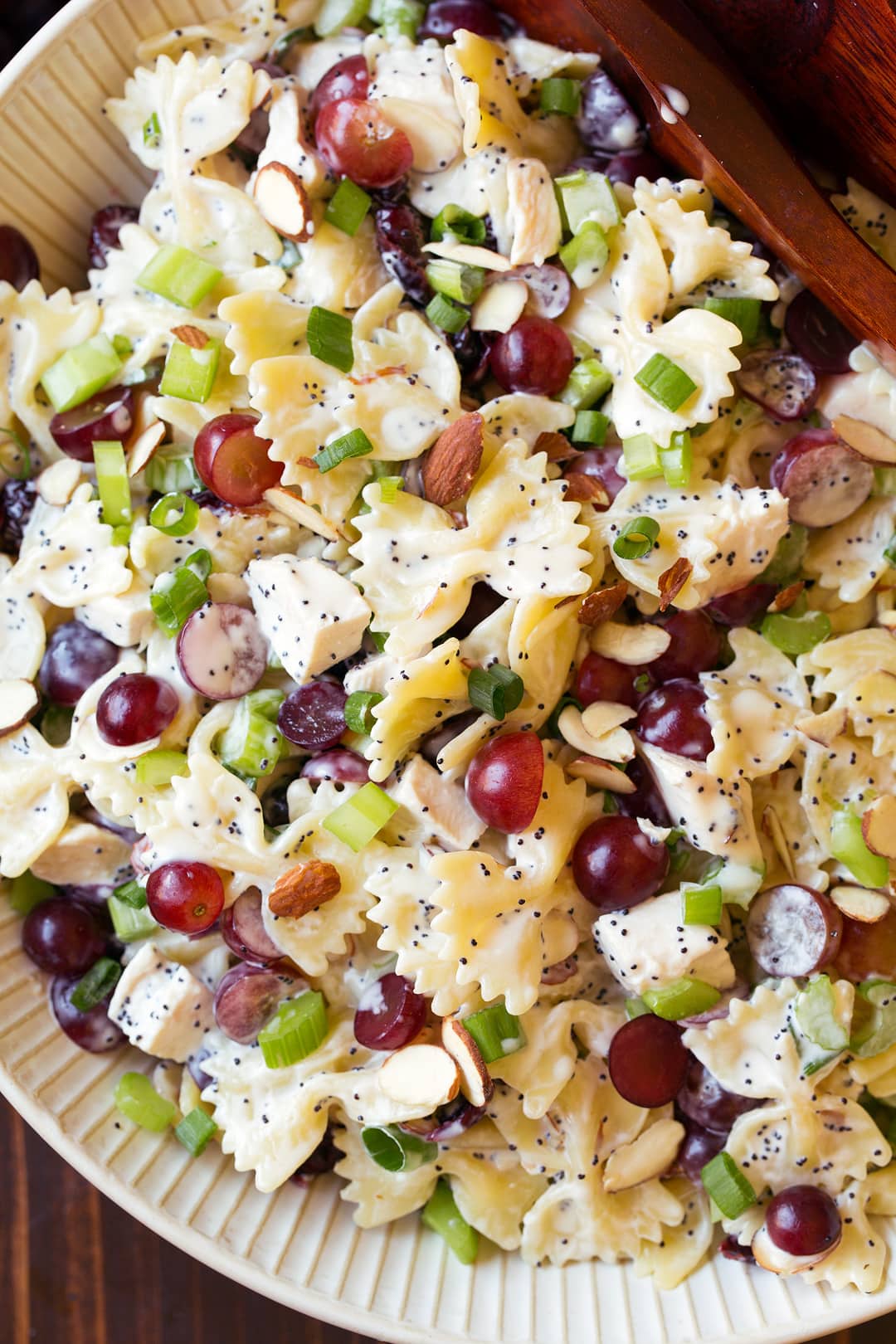 Elevate Your Potluck with Poppy Seed Chicken Grape Pasta Salad